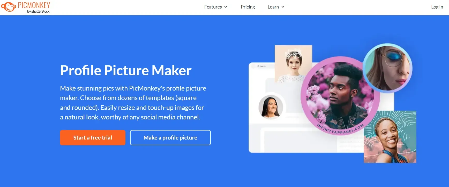 PicMonkey AI Profile Picture Makers