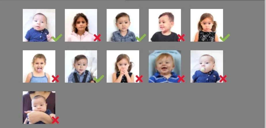 Go to Passport Size Photo Maker Editing the child Photo