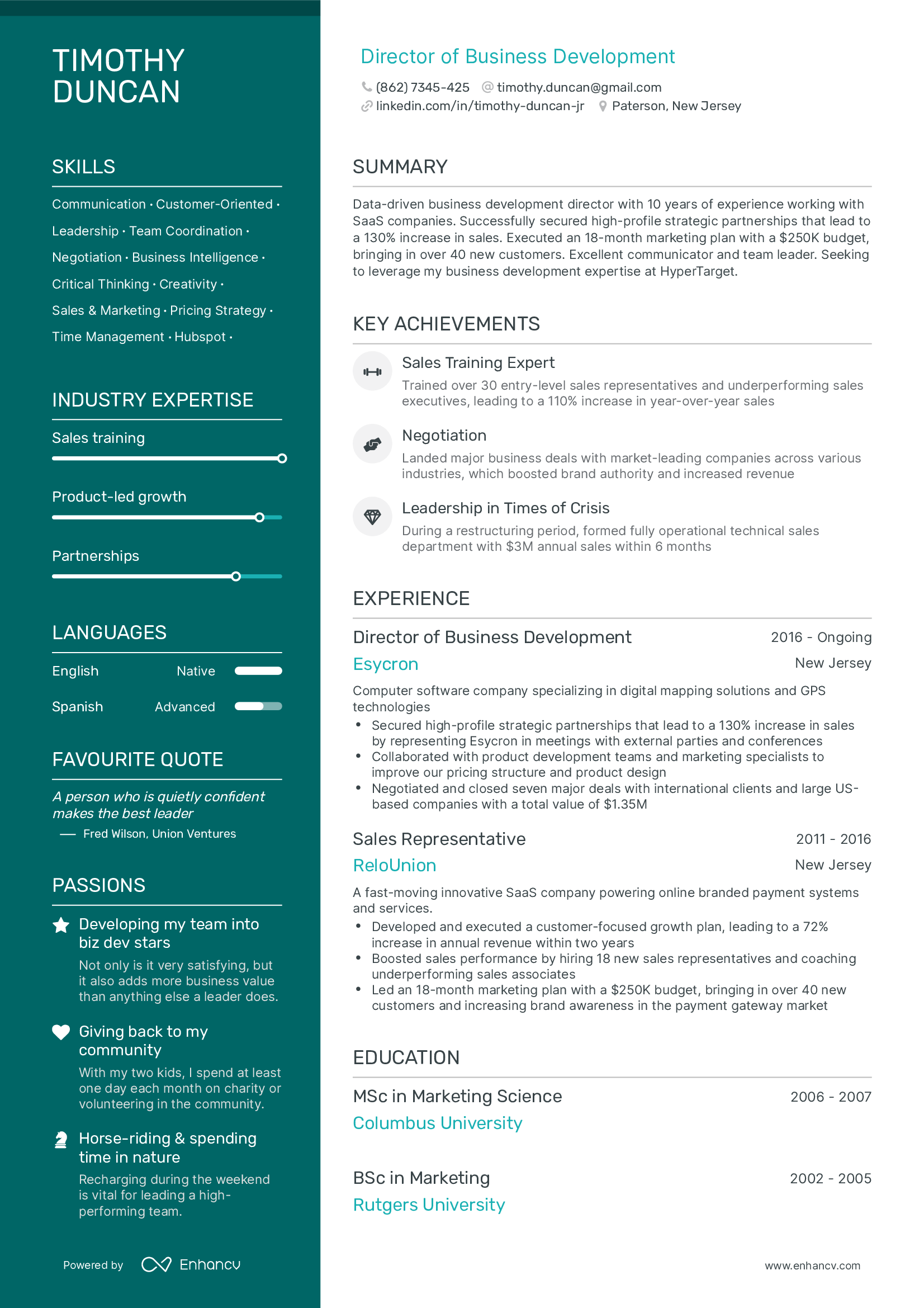 Stylish Resume Template