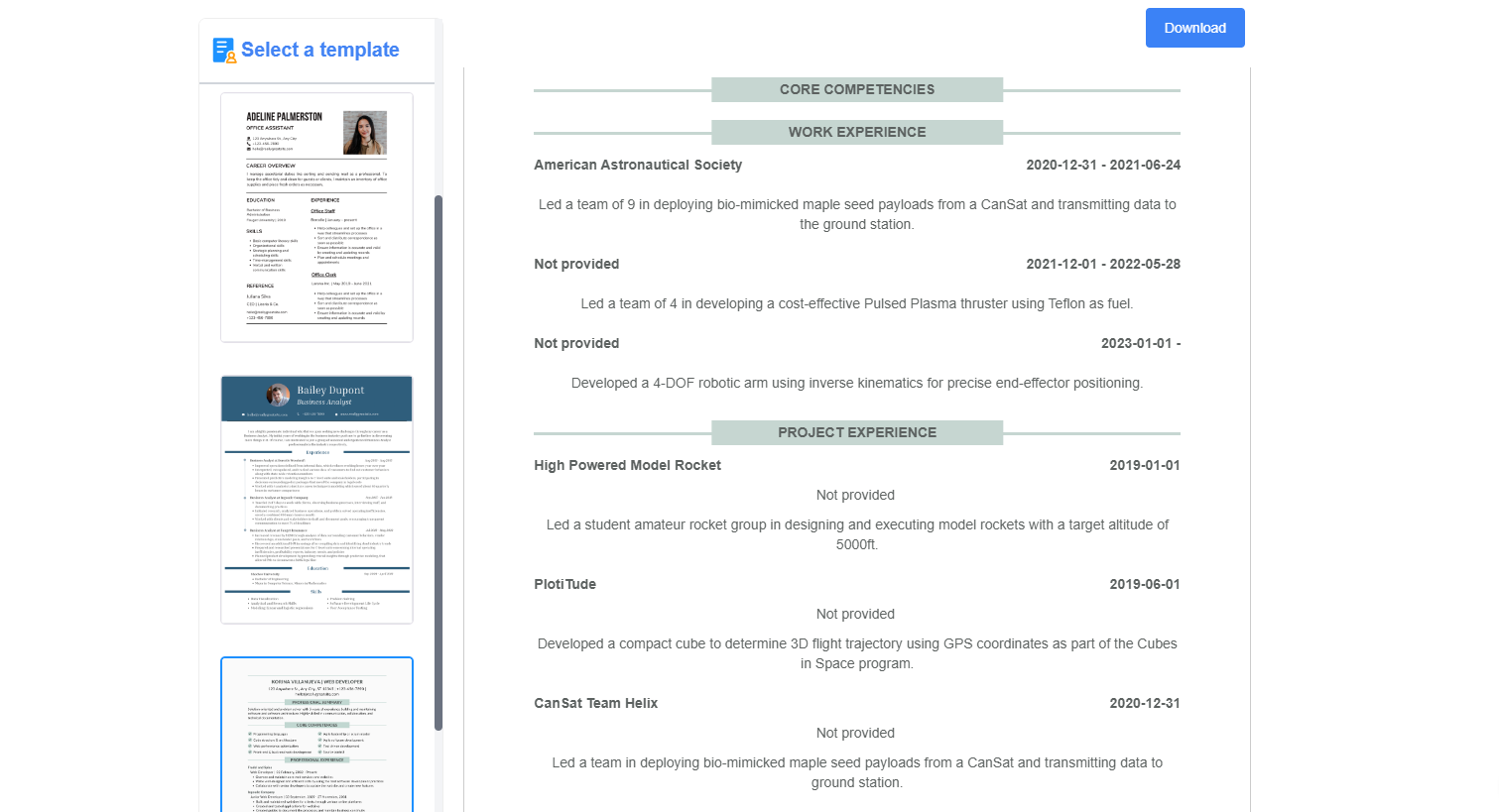 Free Ai Resume Rewriter