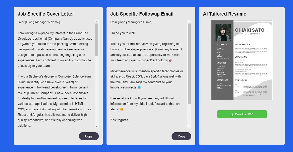 You've got an 80% better chance of getting hired if you use Supawork AI Apply
