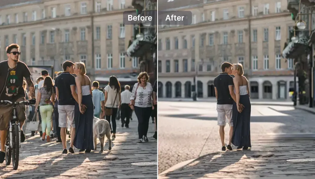Erase Unwanted Objects from Photo